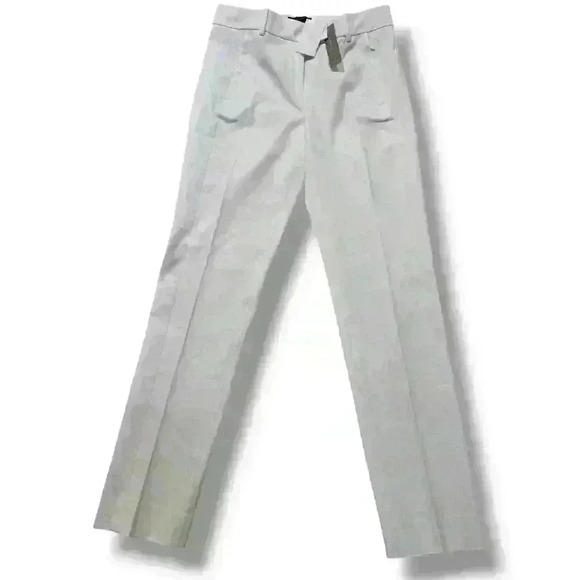 J.Crew Maddie Pants in Two-Way Stretch Cotton Ivory Size 2 #102 - Picture 1 of 9